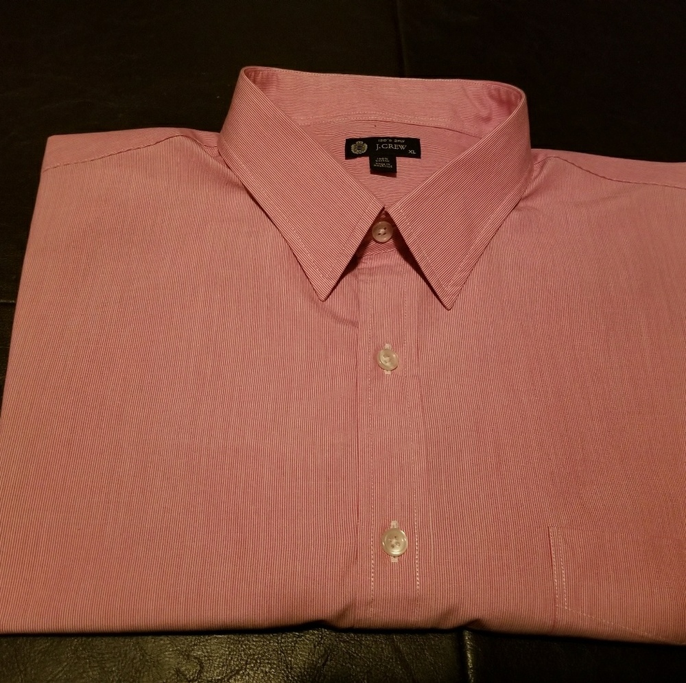 J.Crew pinstripe long sleeve shirt.